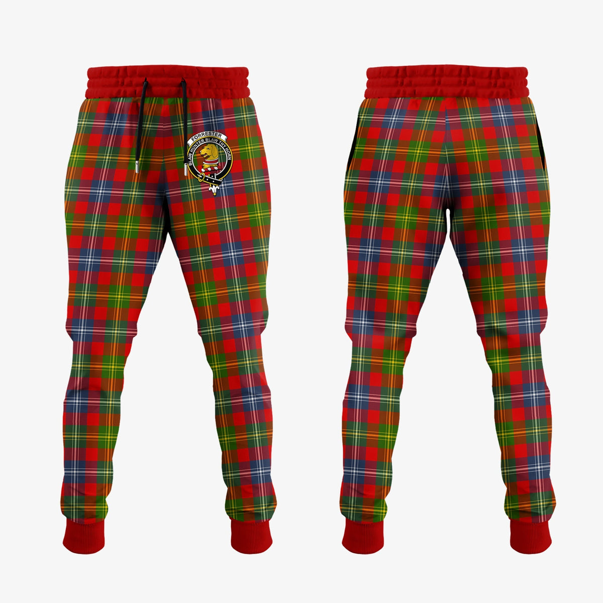 Forrester Tartan Crest Jogger Sweatpants