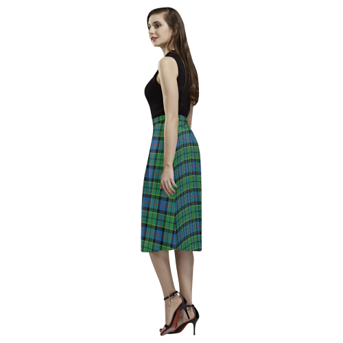 Forsyth Ancient Tartan Aoede Crepe Skirt