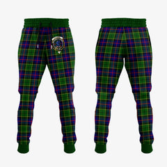 Forsyth Modern Tartan Crest Jogger Sweatpants