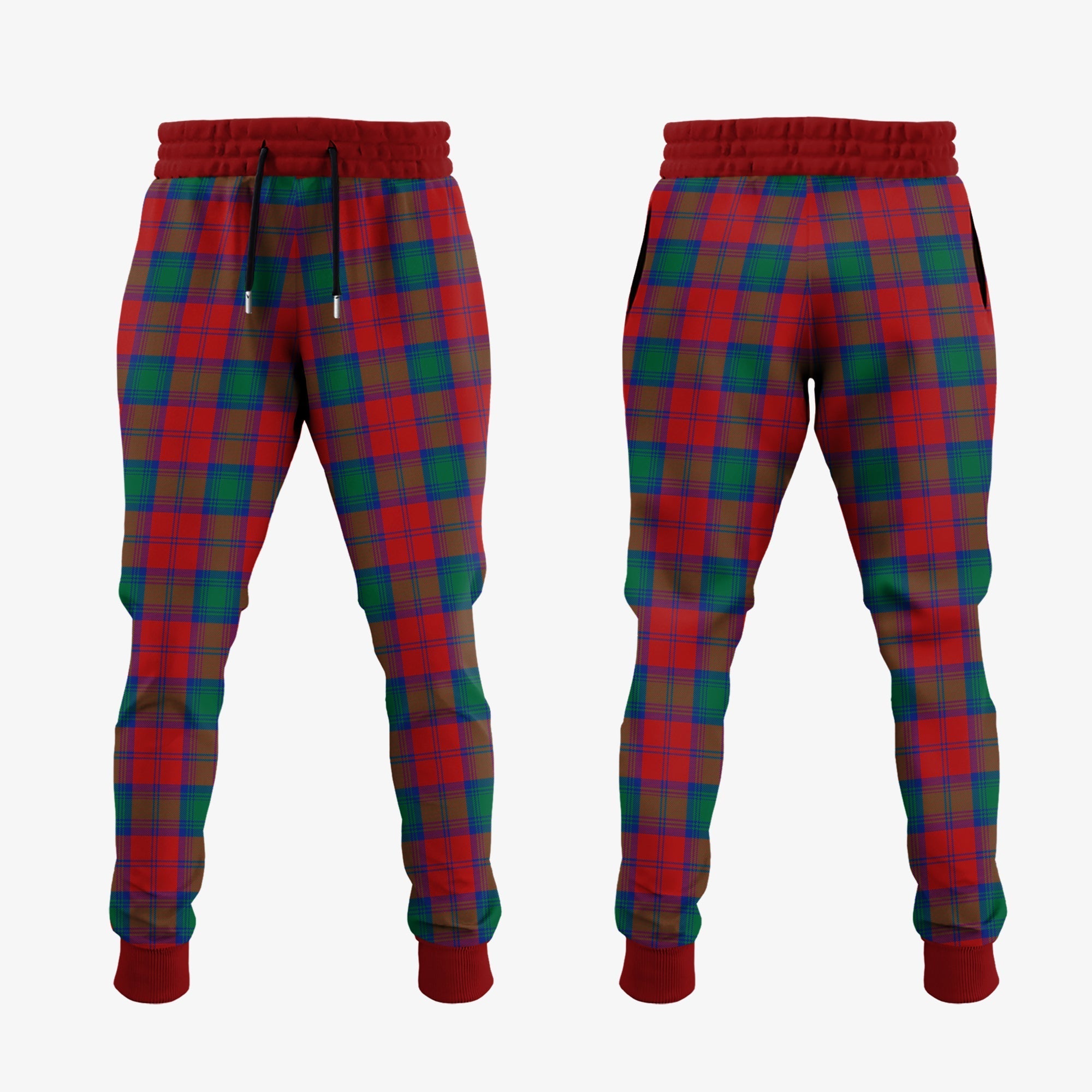 Fotheringham Modern Tartan Crest Jogger Sweatpants