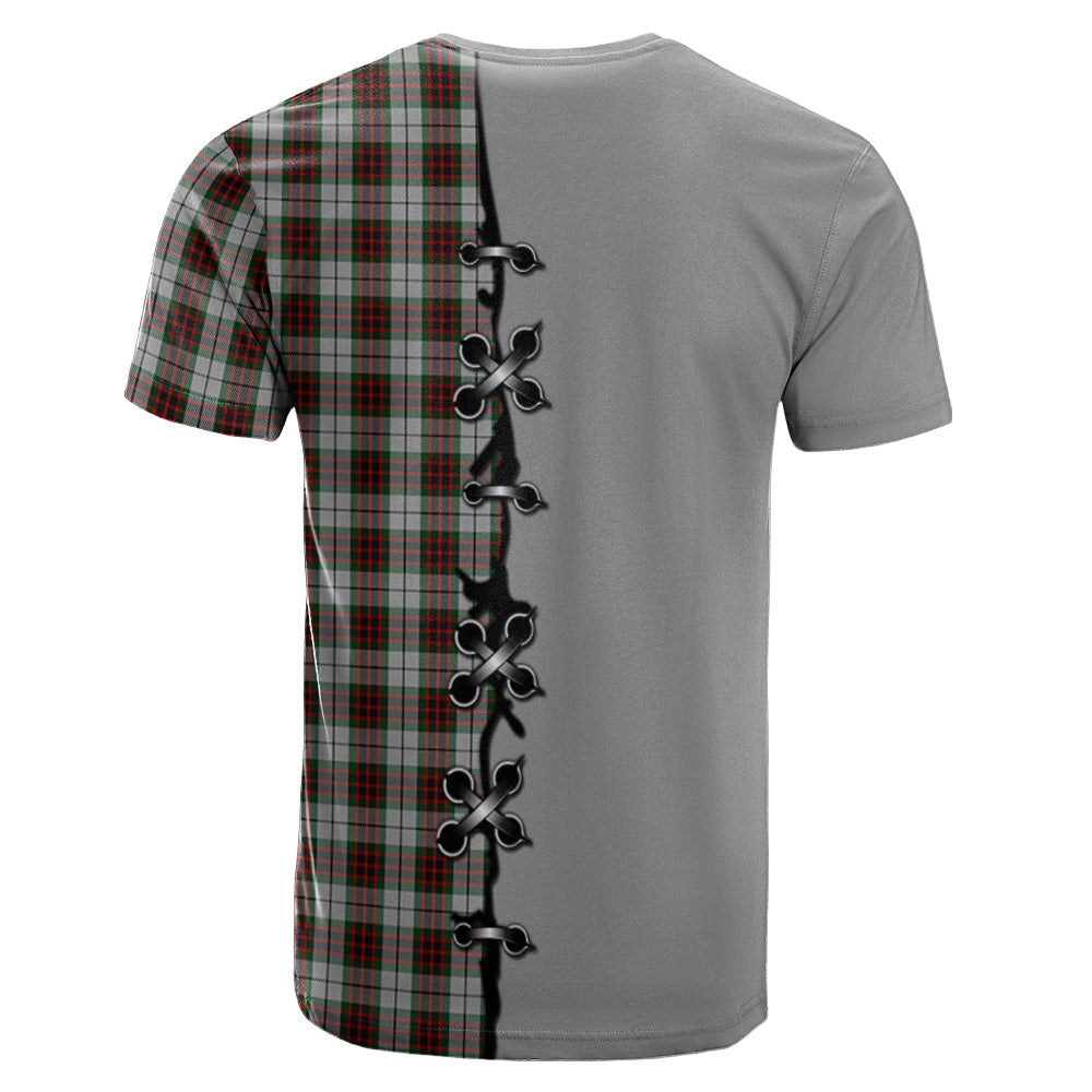 Fraser Dress Tartan T-shirt - Lion Rampant And Celtic Thistle Style