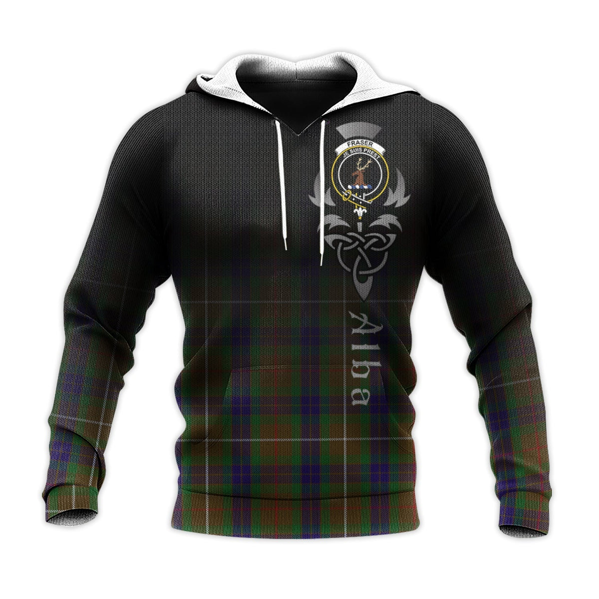 Fraser Hunting Tartan Hoodie - Alba Celtic Style