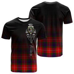 Fraser Modern Tartan Crest T-shirt - Alba Celtic Style