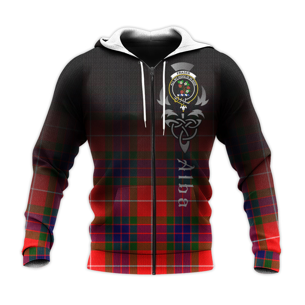 Fraser Modern Tartan Hoodie - Alba Celtic Style