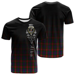 Fraser Of Lovat Tartan Crest T-shirt - Alba Celtic Style