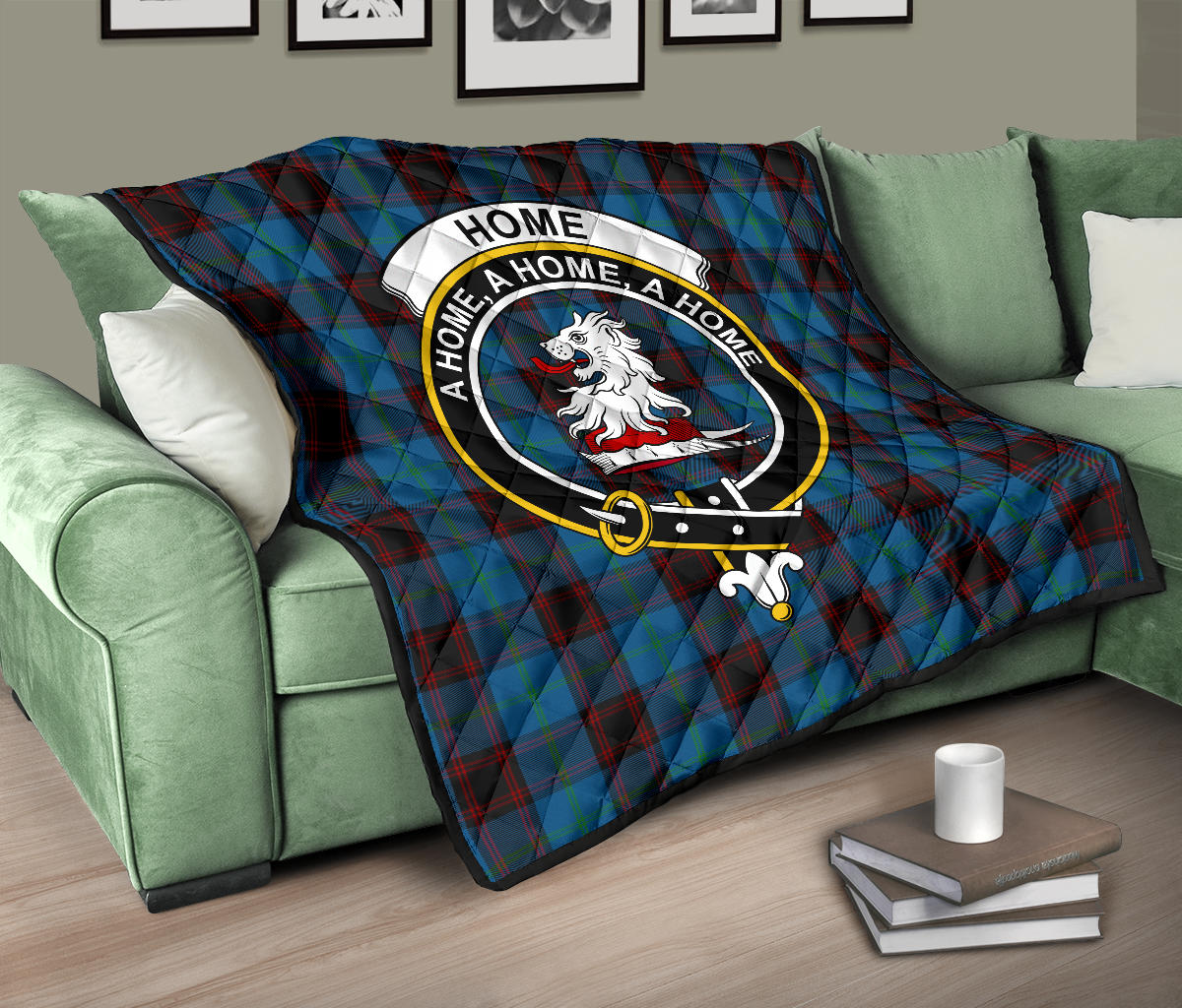 Home Clans Originaux Tartan Crest Quilt - SP