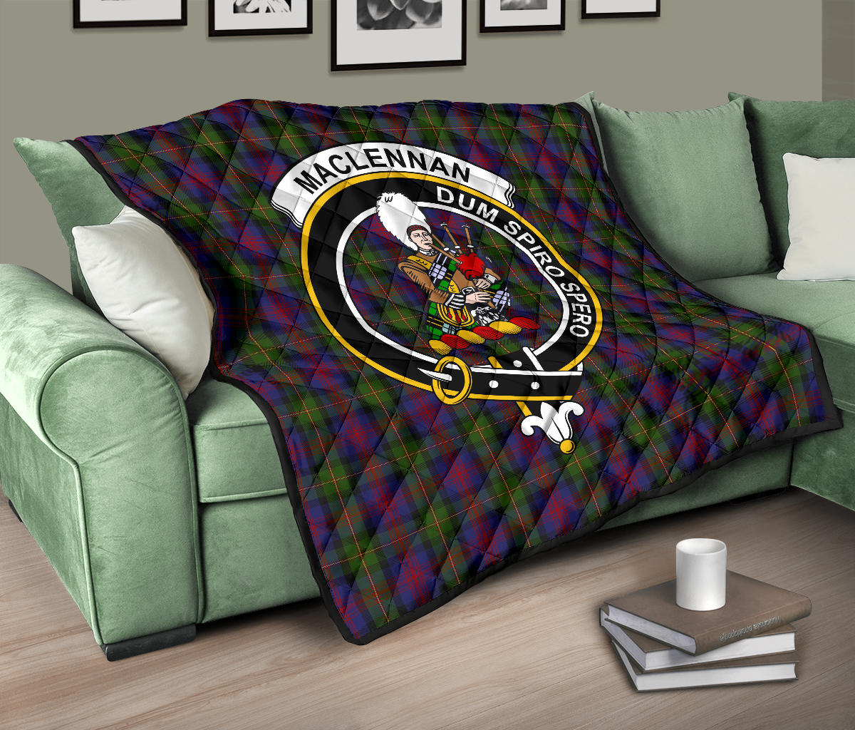 MacLennan Tartan Crest Quilt - SP