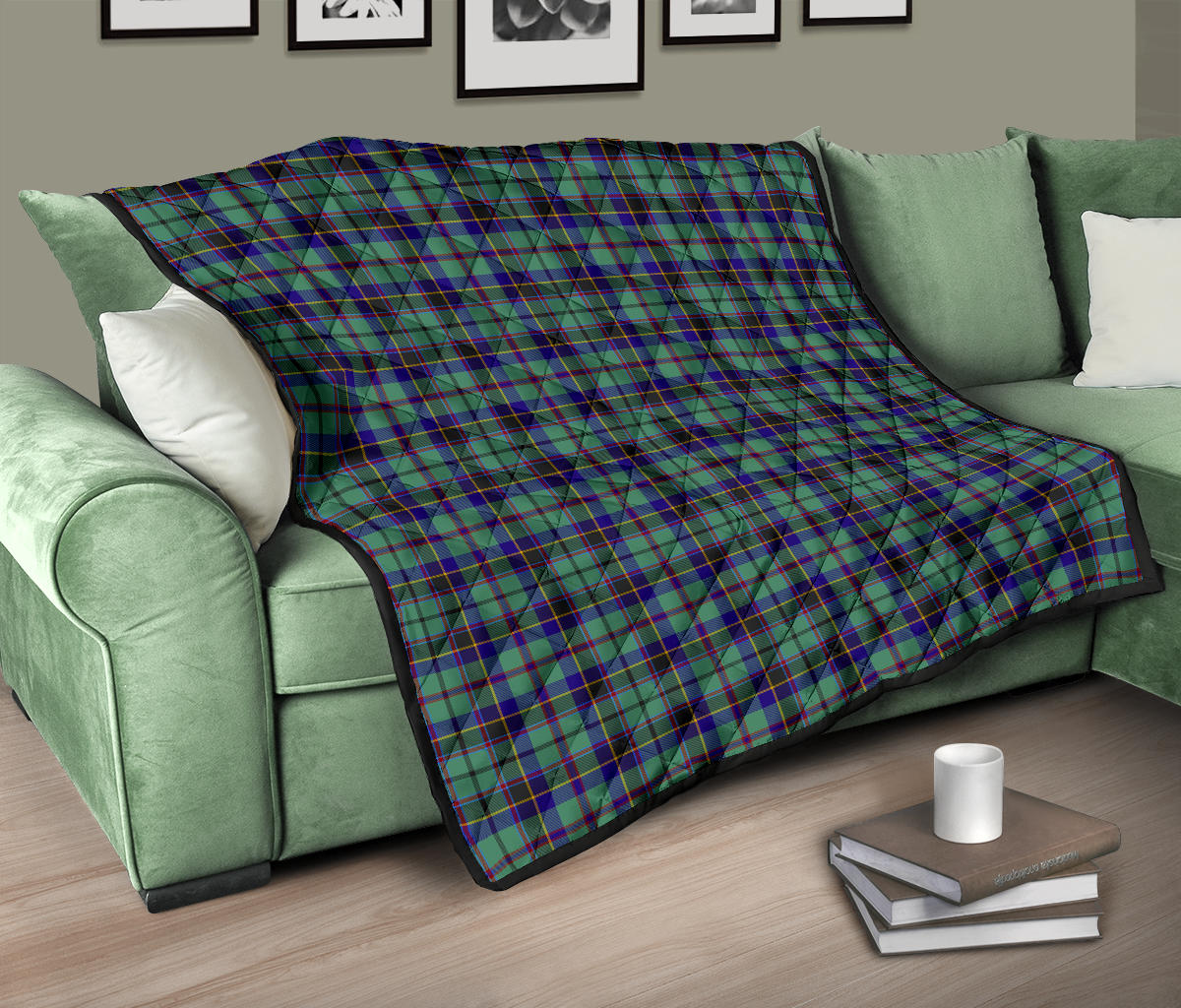 Stevenson Family Modern Tartan Quilt - SP