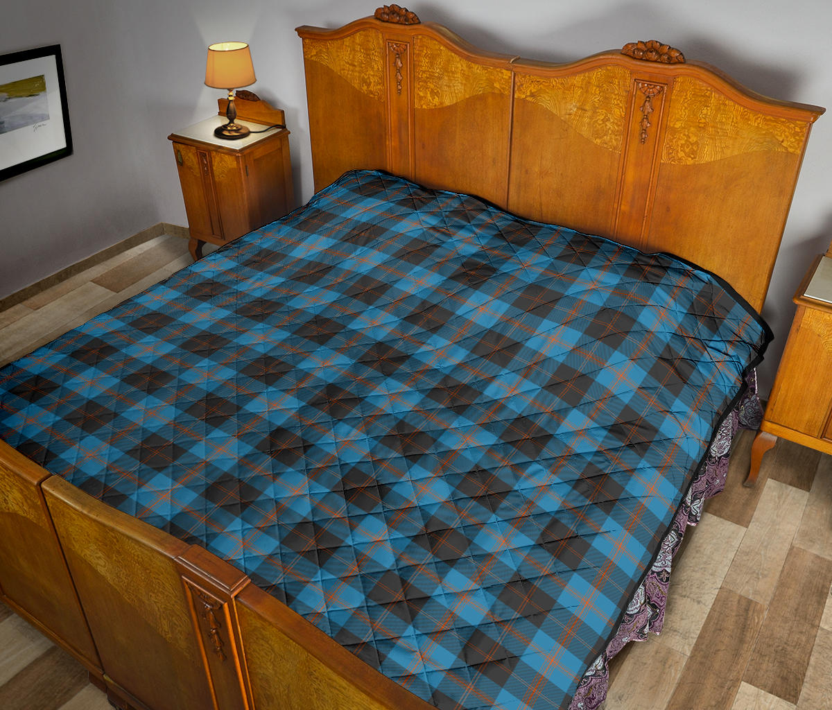 Angus Ancient Family Tartan Quilt - SP