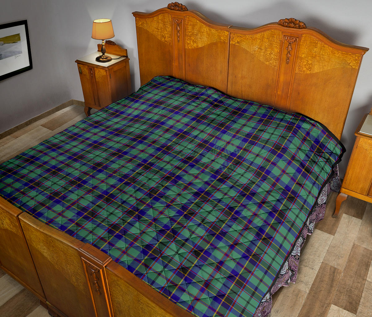 Stevenson Family Modern Tartan Quilt - SP