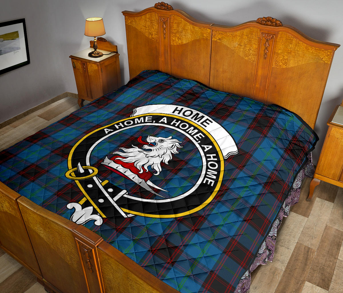 Home Clans Originaux Tartan Crest Quilt - SP