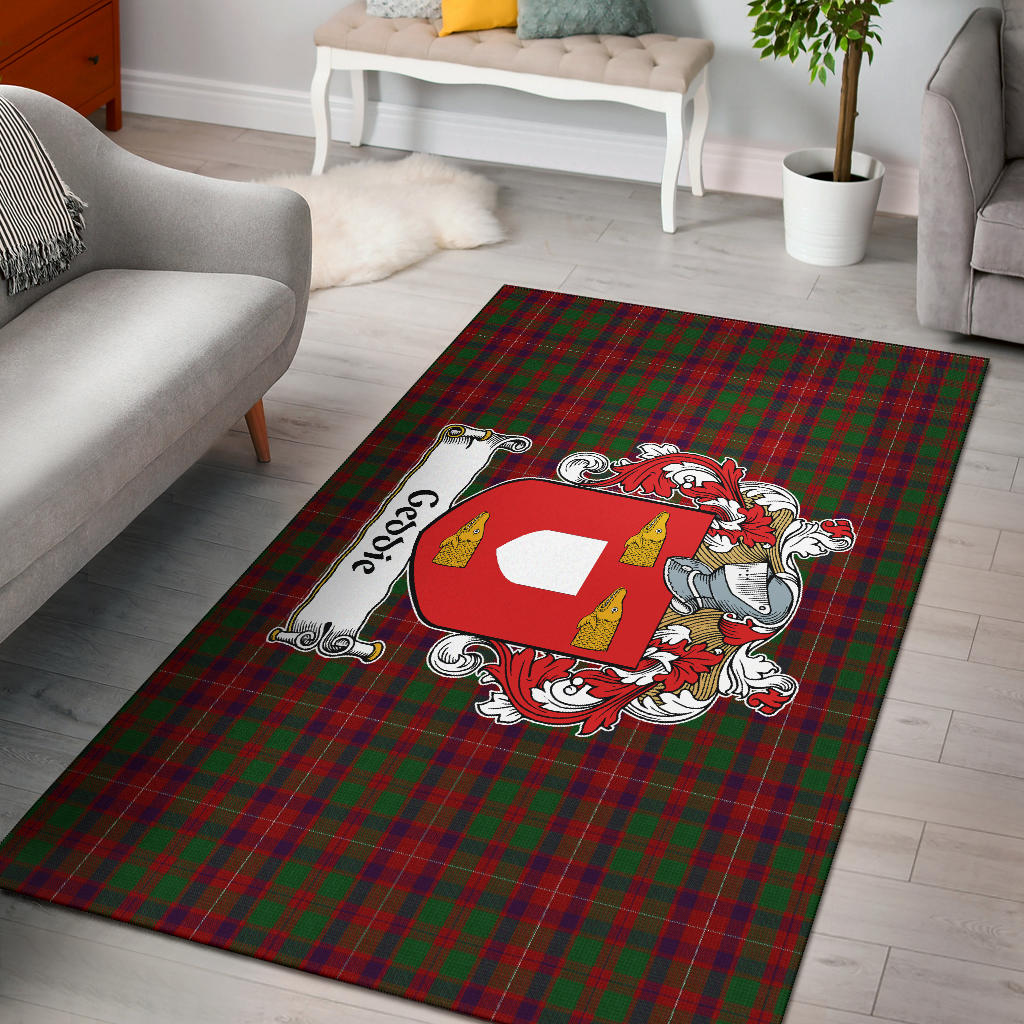 Geddie Tartan Crest Area Rug