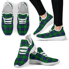 Graham of Menteith Modern Tartan Mesh Knit Sneakers