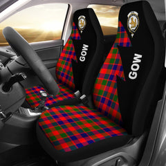 Gow or McGouan Tartan Crest Car seat cover