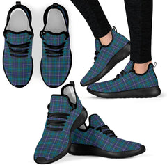 Douglas Modern Tartan Mesh Knit Sneakers