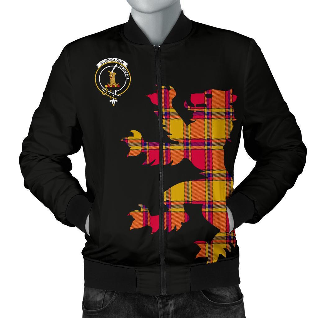 Scrimgeour Tartan Bomber Jacket Lion & Thistle