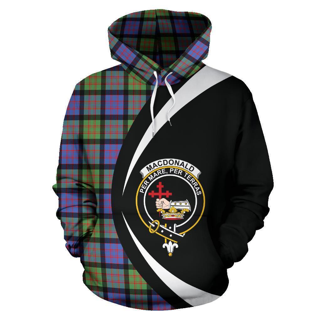 MacDonald Ancient Tartan Crest Hoodie - Circle Style