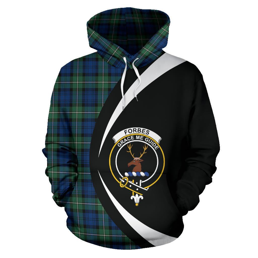 Forbes Ancient Tartan Crest Hoodie - Circle Style