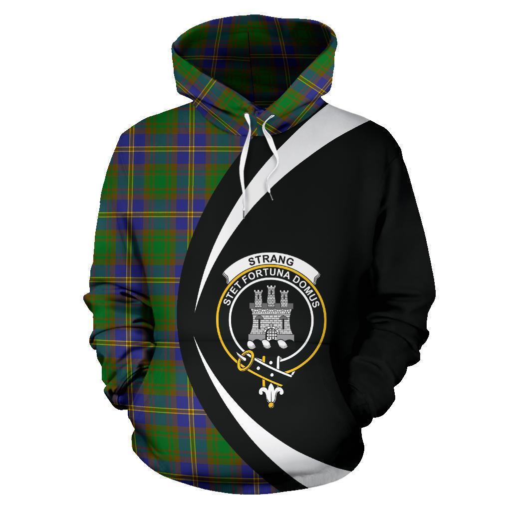 Strange of Balkaskie Tartan Crest Hoodie - Circle Style