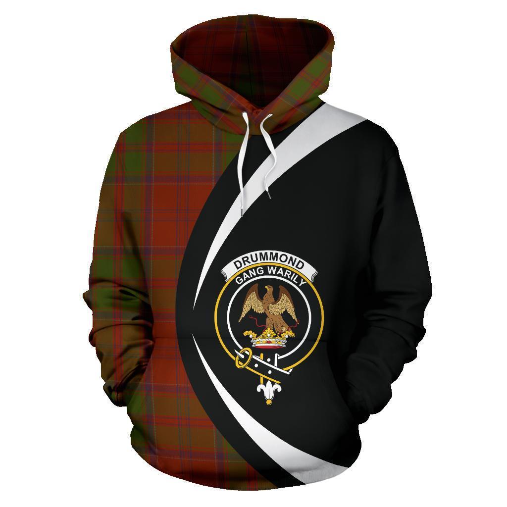 Drummond Tartan Crest Hoodie - Circle Style