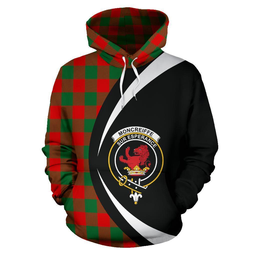 Moncrieffe Tartan Crest Hoodie - Circle Style