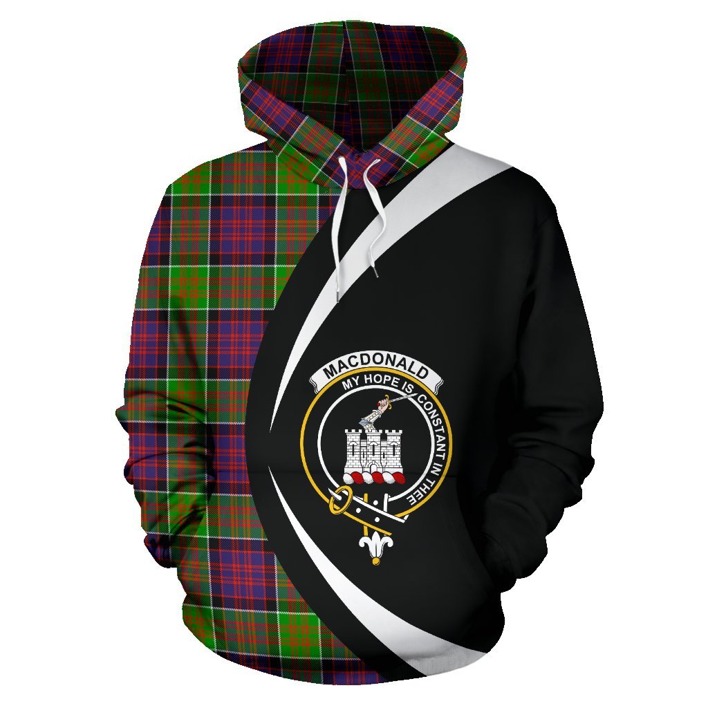 MacDonald Tartan Crest Hoodie - Circle Style