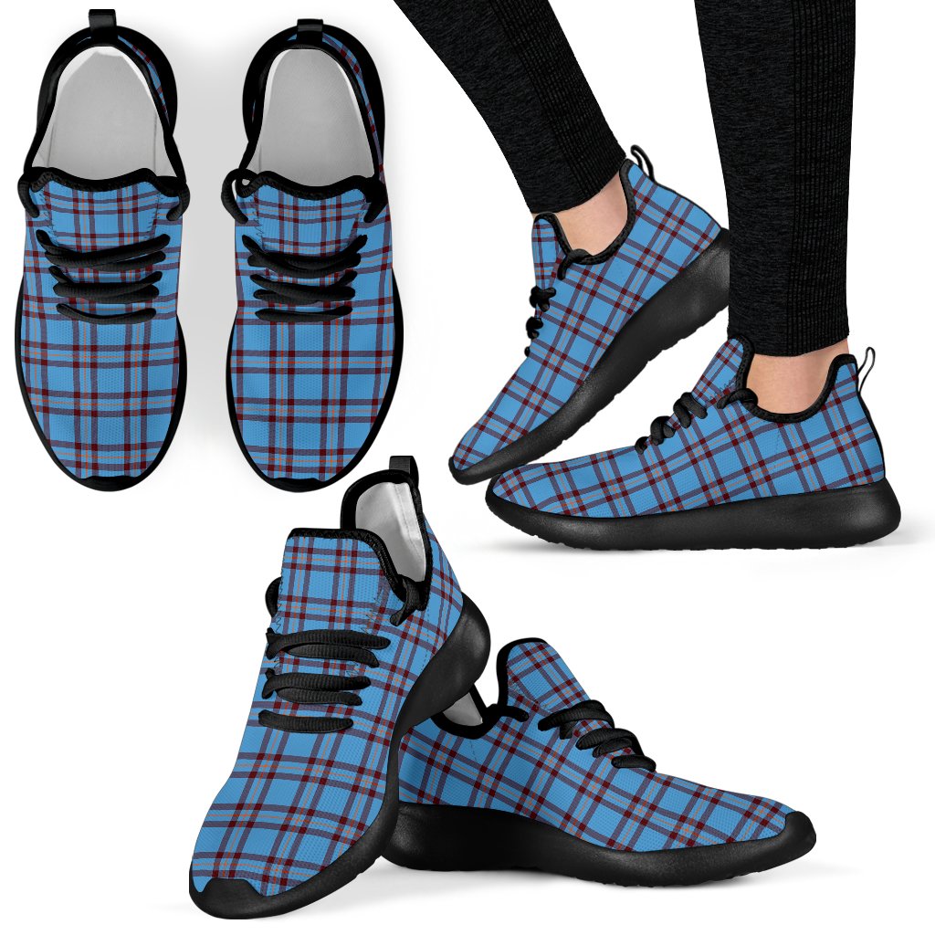 Elliot Ancient Tartan Mesh Knit Sneakers