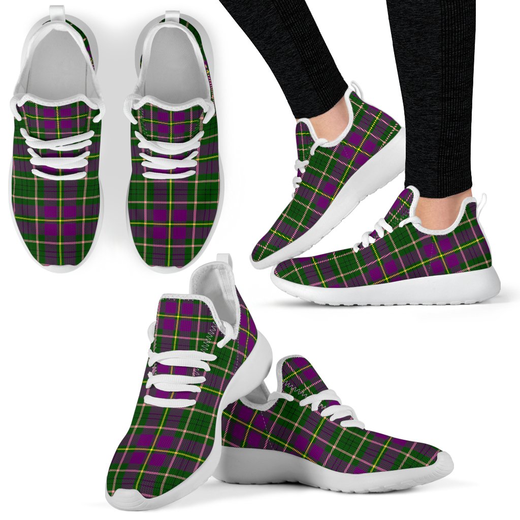 Taylor (Tailyour) Tartan Mesh Knit Sneakers