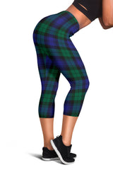 Blackwatch Modern Tartan Capris Leggings