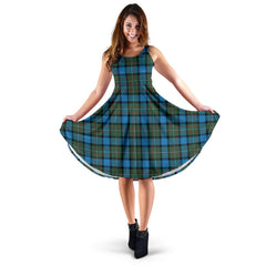 Fergusson Ancient Tartan Midi Dress