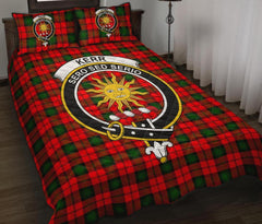 Kerr Modern Tartan Crest Quilt Bed Set