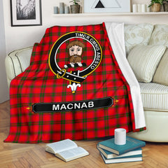 MacNab Family Tartan Crest Blankets