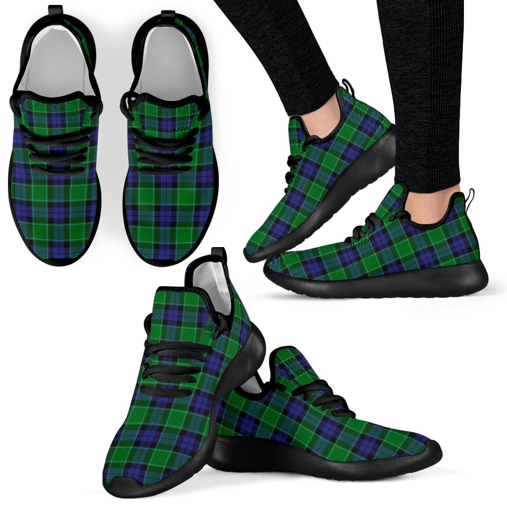 Graham of Menteith Modern Tartan Mesh Knit Sneakers