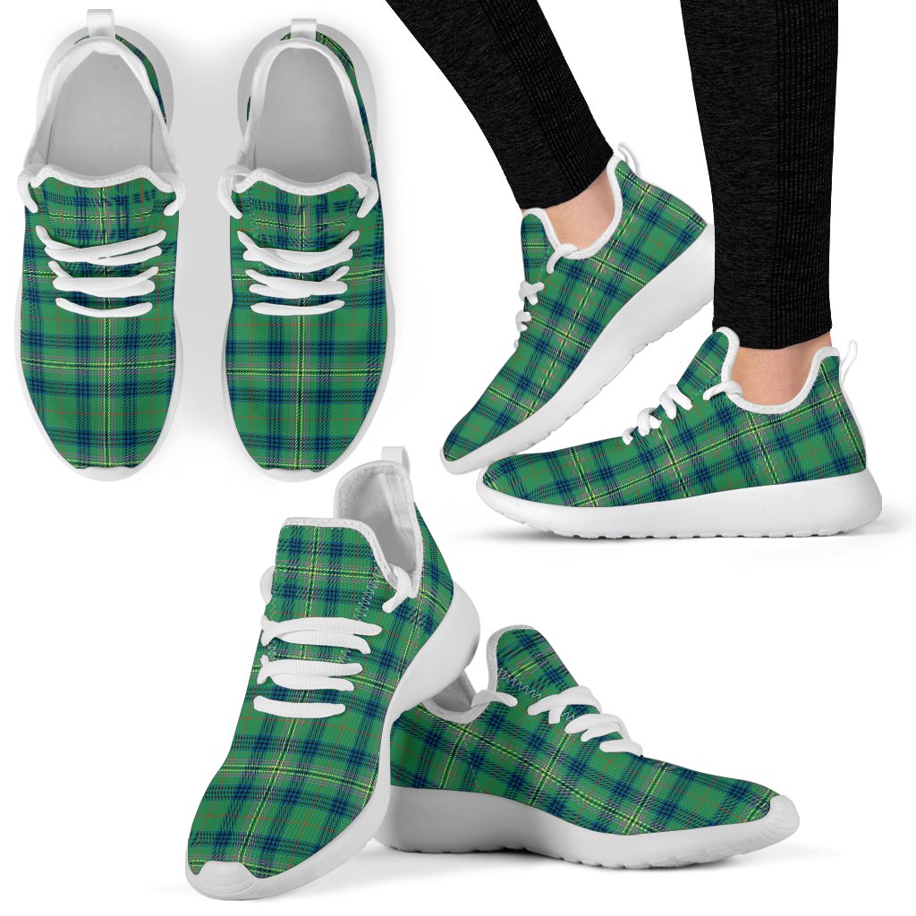 Kennedy Ancient Tartan Mesh Knit Sneakers