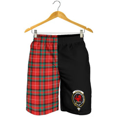 Stewart (Stuart) of Bute Family Tartan Crest Men's Short