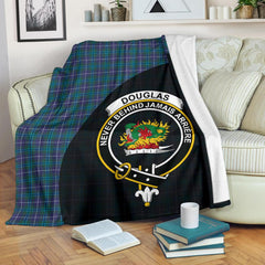 Douglas Modern Tartan Crest Blanket Wave Style