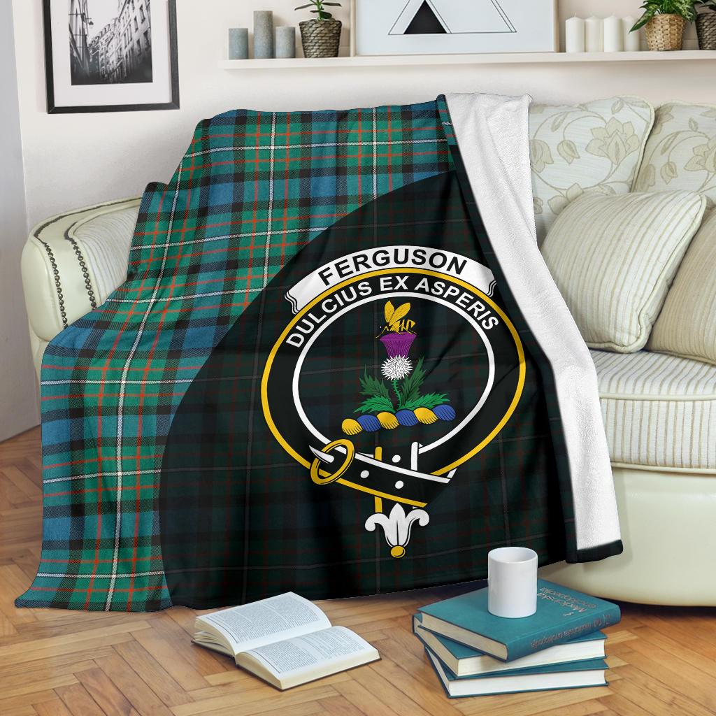 Ferguson Ancient Tartan Crest Blanket - 3 Sizes