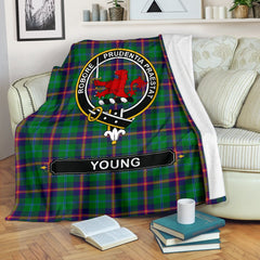 Young Family Tartan Crest Blankets