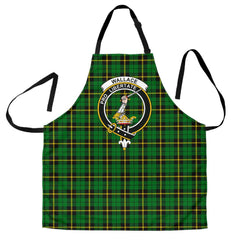 Wallace Hunting - Green Tartan Crest Apron