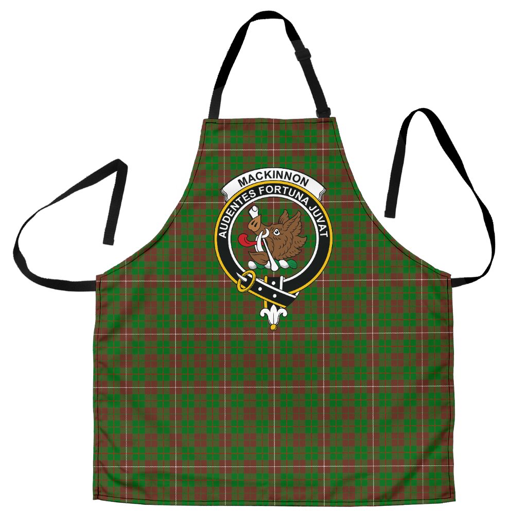 MacKinnon Hunting Modern Tartan Crest Apron