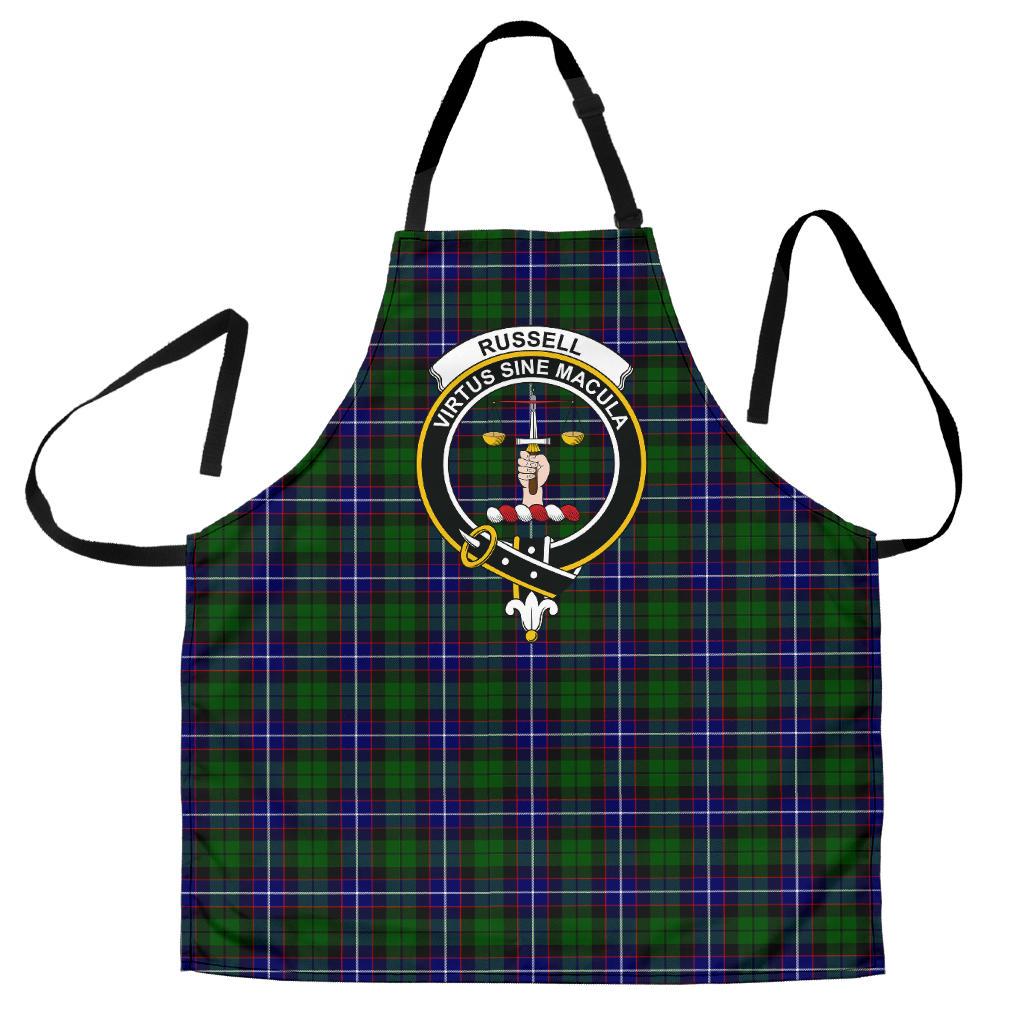 Russell Modern Tartan Crest Apron