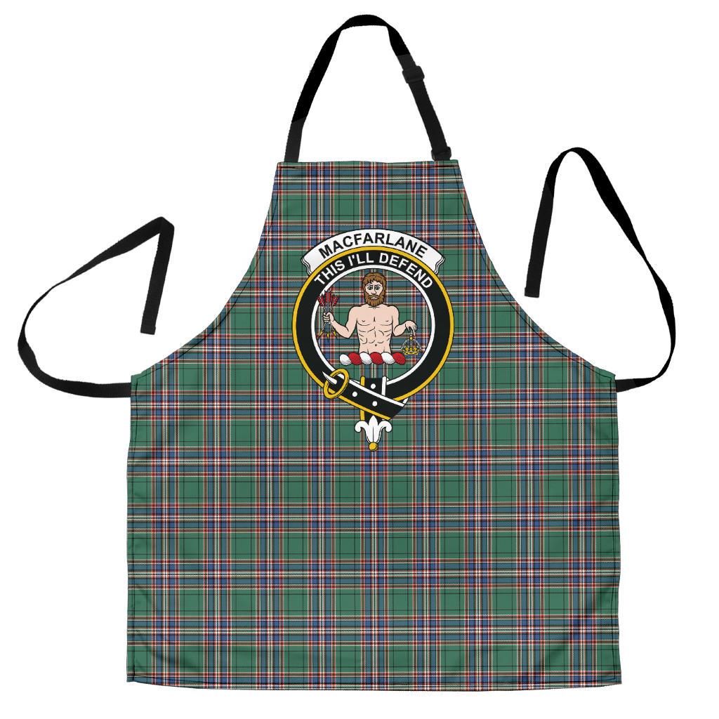 MacFarlane Hunting Ancient Tartan Crest Apron