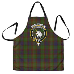 Cunningham Hunting Modern Tartan Crest Apron