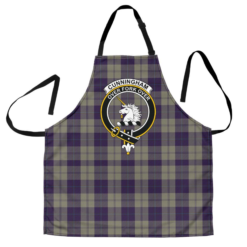 Cunningham Dress Blue Dancers Tartan Crest Apron