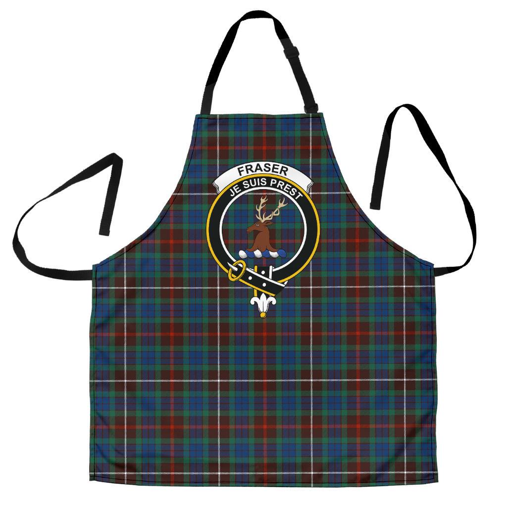 Fraser Hunting Ancient Tartan Crest Apron