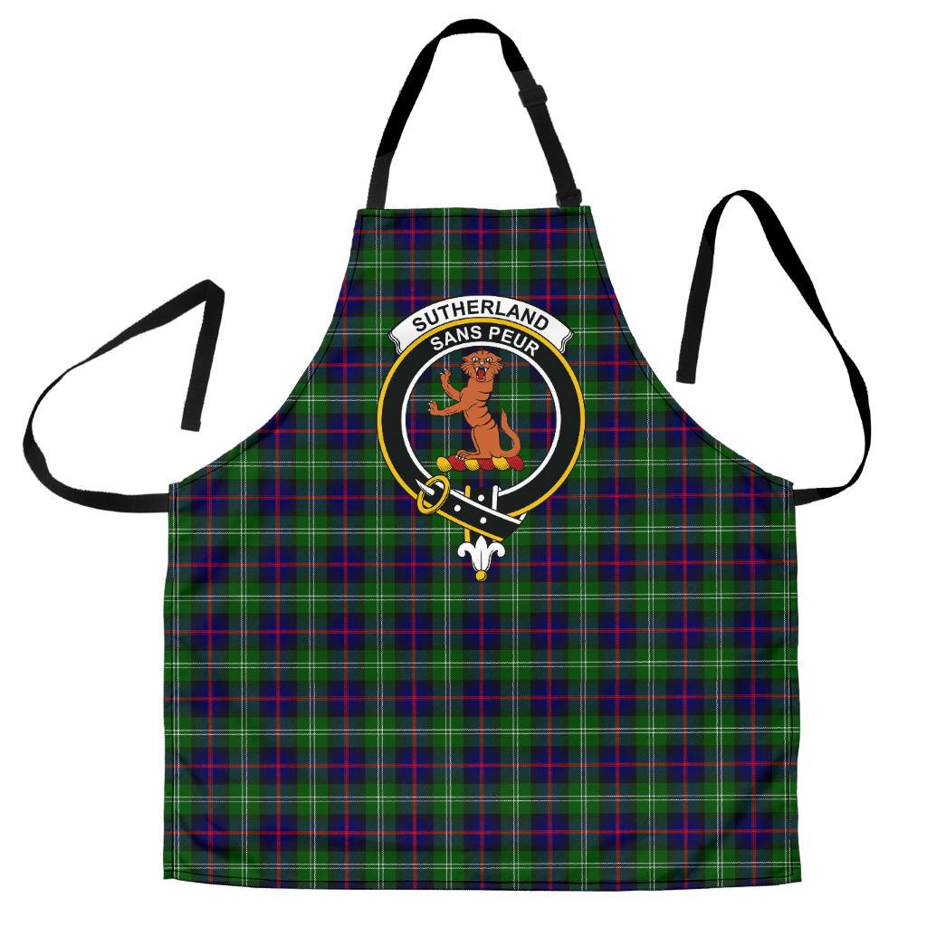 Sutherland Modern Tartan Crest Apron