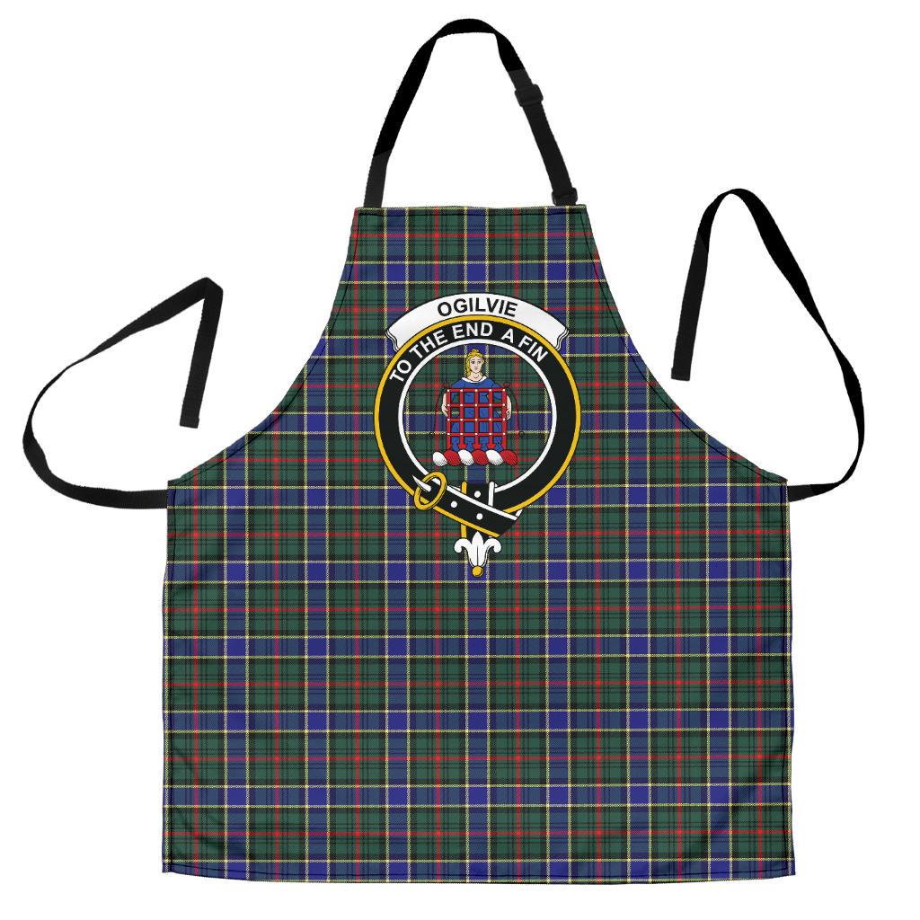 Ogilvie Hunting Modern Tartan Crest Apron