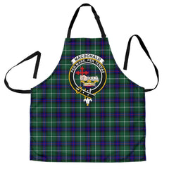 MacDonald of the Isles Hunting Modern Tartan Crest Apron