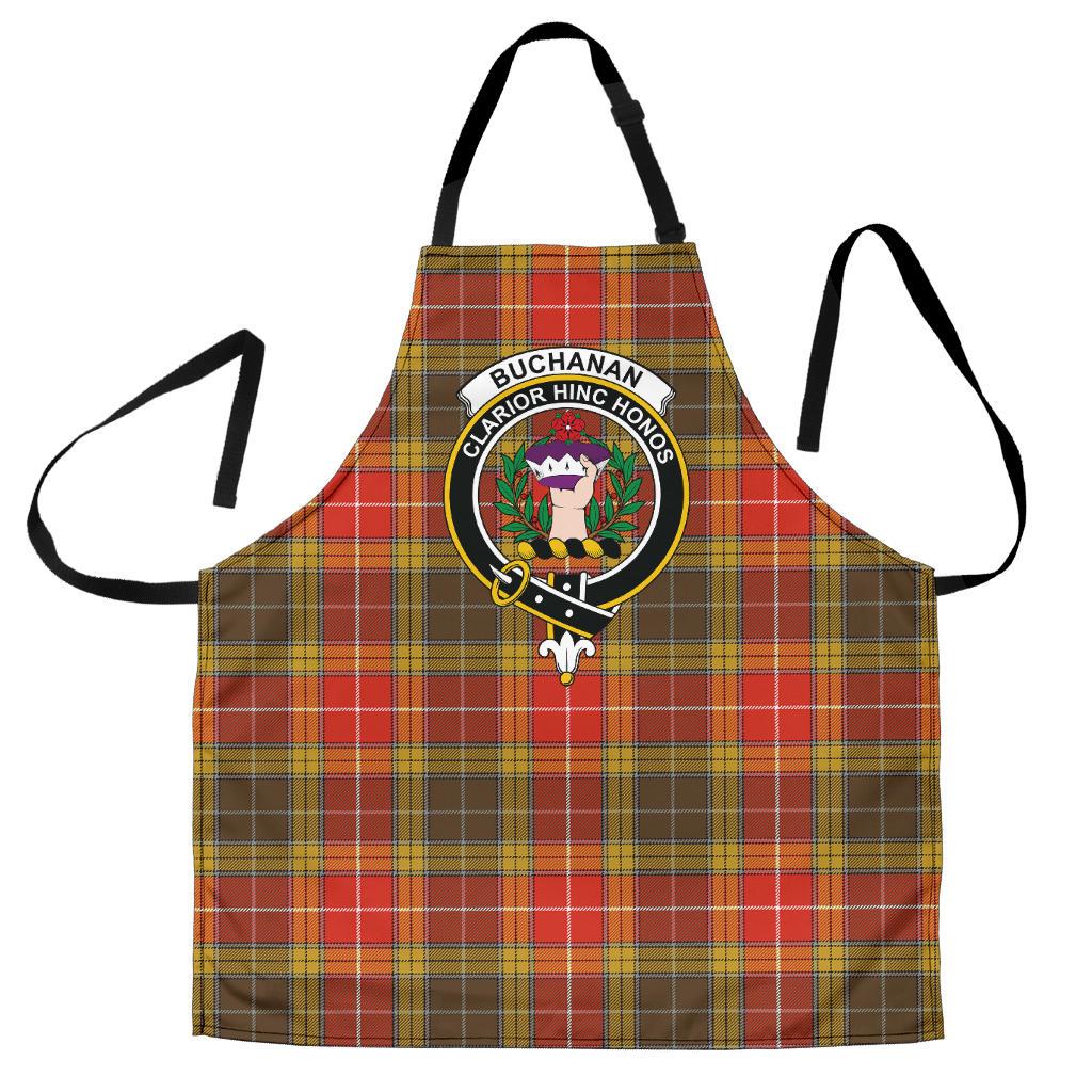 Buchanan Old Set Weathered Tartan Crest Apron