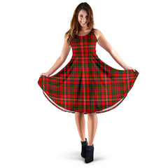 MacKinnon Modern Tartan Midi Dress